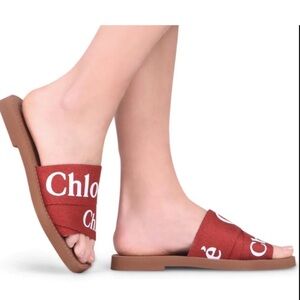 Chloe Red Sandals